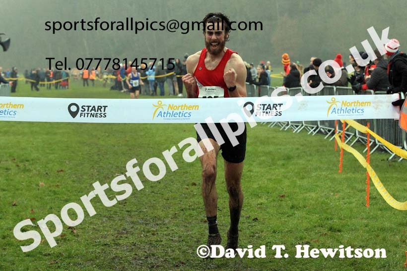 Senior Mens 2023 Northern Cross Country Champs., Witton Park, Blackburn. Photo: David T. Hewitson/Sports for All Pics